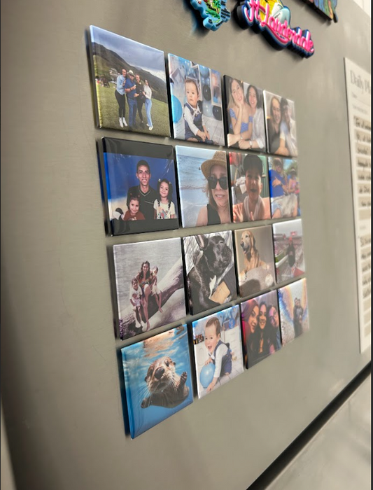 Bring Our Memories on 2'x2' 9 Pack Custom Photo Magnets
